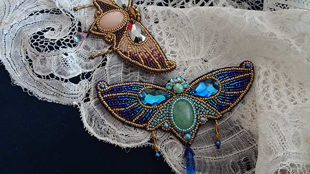 broderie sur perle