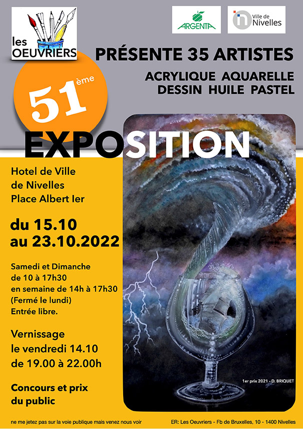 Les oeuvriers à Nivelles - Exposition