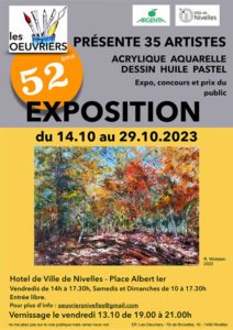 Exposition de l'asbl les oeuviers à Nivelles