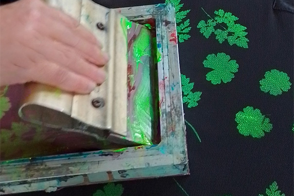 Atelier de sérigraphie textile