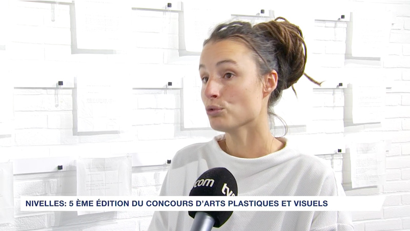 Reportage de TVCom autour du Concours d'Arts Plastiques et Visuels de Nivelles 2023