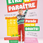 Être ou paraître, parade pour tes droits, un stage créatif pendant les vacances d'automne
