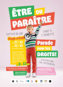 Être ou paraître, parade pour tes droits, un stage créatif pendant les vacances d'automne