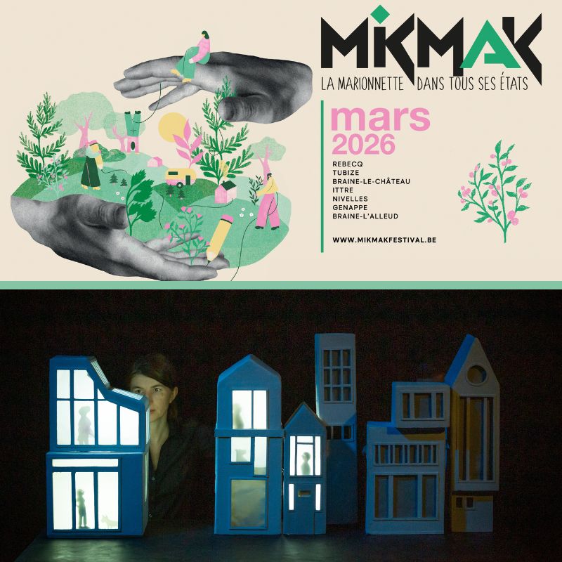 Les peurs invisibles programmé dans le cadre de MikMak, le festival de la marionnette l'Ouest du Brabant wallon