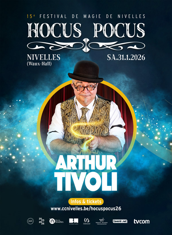 Arthur Tivoli au 15e Festival de magie de Nivelles