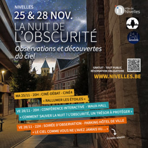 La nuit de l'obscurité à Nivelles