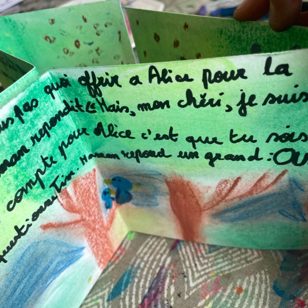 Atelier dans le cadre des nuits d'encre