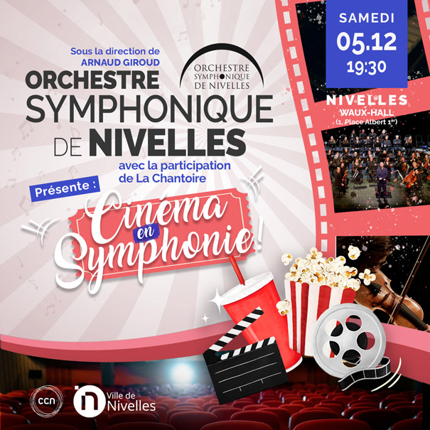 Concert de l'Orchestre Symphonique de Nivelles - Cinéma en Symphonie